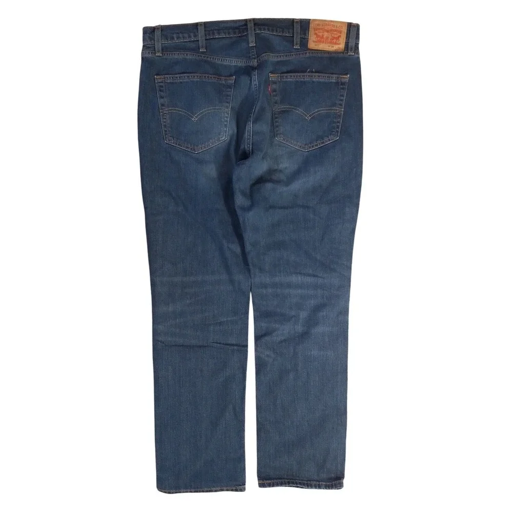 Levis 511 Slim Fit Jeans Mens 38x30‎ Medium Wash Blue Denim 04511-1163